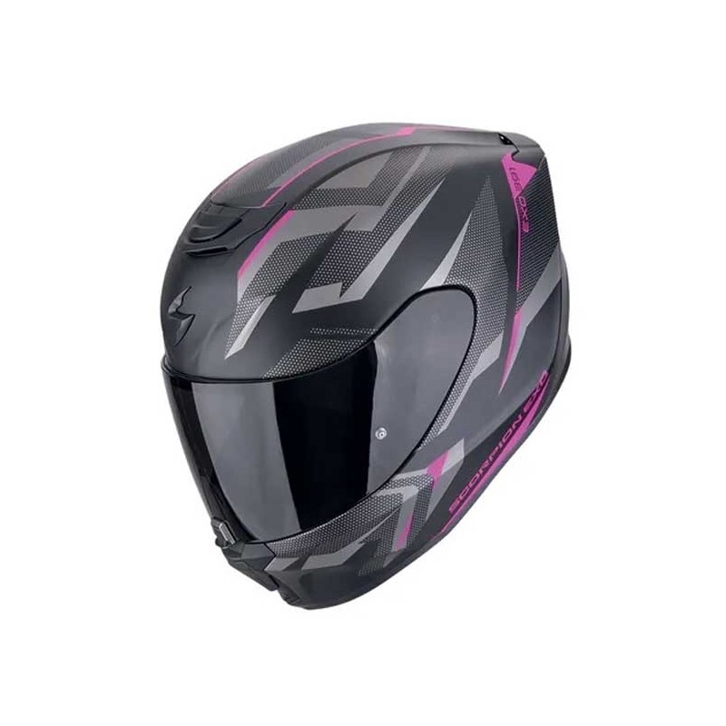 CASCO SCORPION EXO-391 AAXO NEGRO MATE / ROSA