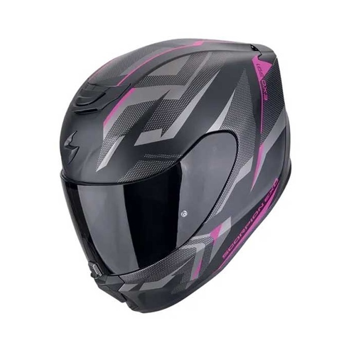 CASCO SCORPION EXO-391 AAXO NEGRO MATE / ROSA