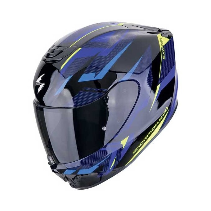 CASCO SCORPION EXO-391 AAXO NEGRO / AZUL