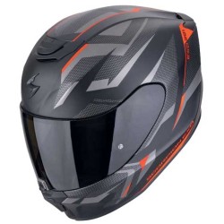 CASCO SCORPION EXO-391 AAXO NEGRO MATE / ROJO