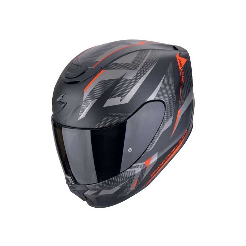 CASCO SCORPION EXO-391 AAXO NEGRO MATE / ROJO