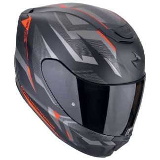 CASCO SCORPION EXO-391 AAXO NEGRO MATE / ROJO