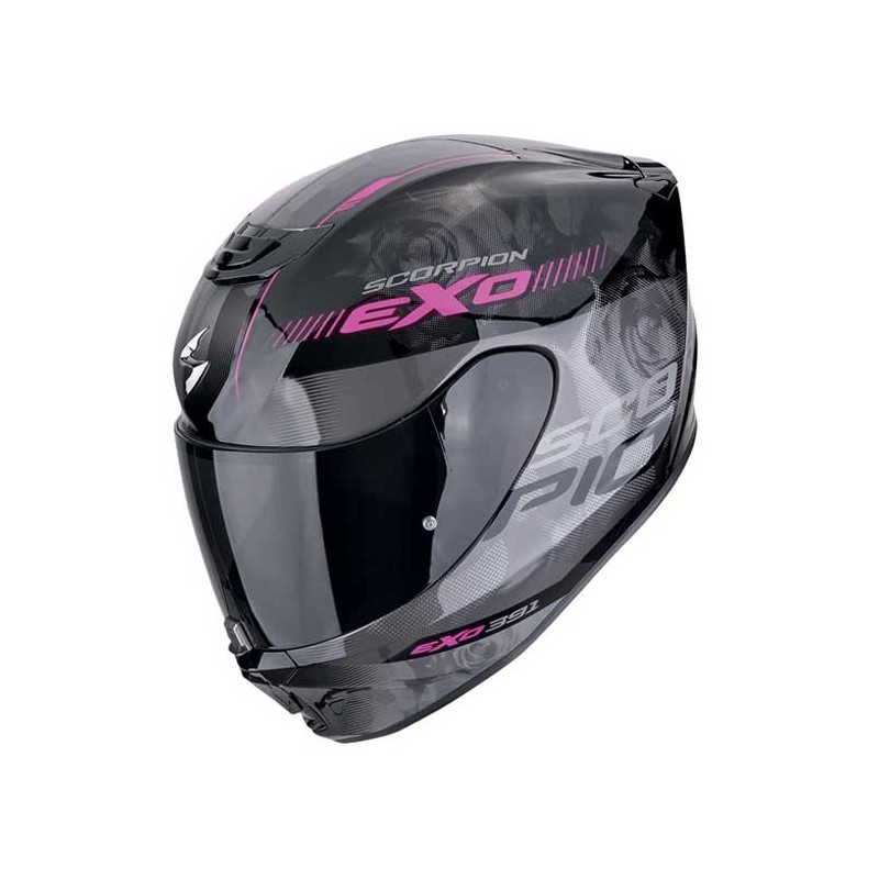 CASCO SCORPION EXO-391 AVA NEGRO / ROSA