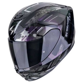 CASCO SCORPION EXO-391 CLUTTER NEGRO / CAMALEÓN