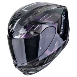 CASCO SCORPION EXO-391 CLUTTER NEGRO / CAMALEÓN
