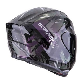 CASCO SCORPION EXO-391 CLUTTER NEGRO / CAMALEÓN
