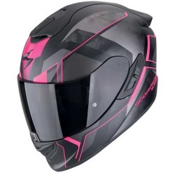 CASCO SCORPION EXO-1400 EVO II AIR INTENSIO NEGRO MATE / ROSA
