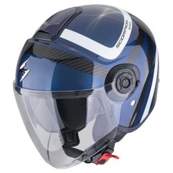 CASCO SCORPION EXO-CITY II RIVA AZUL / NEGRO