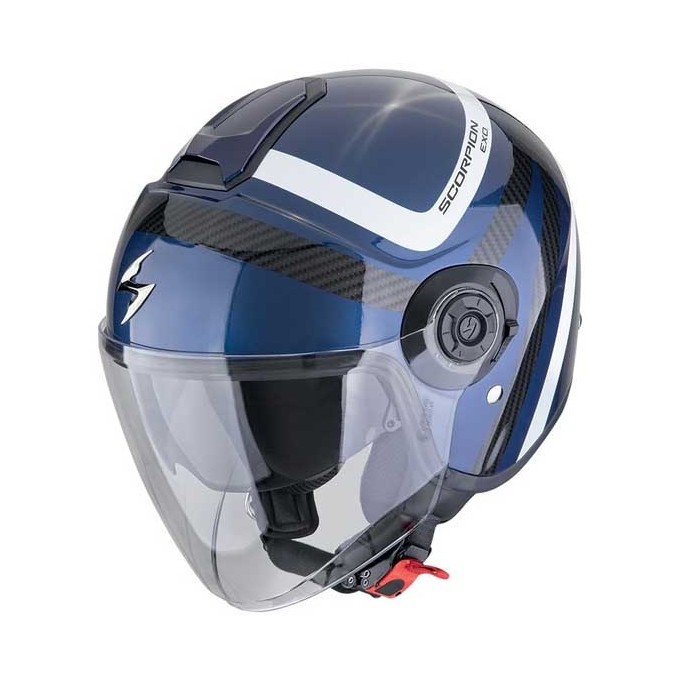 CASCO SCORPION EXO-CITY II RIVA AZUL / NEGRO