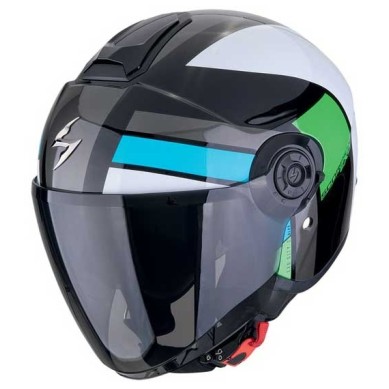 CASCO SCORPION EXO-CITY II BLUR NEGRO / BLANCO / VERDE