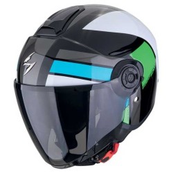 CASCO SCORPION EXO-CITY II BLUR NEGRO / BLANCO / VERDE