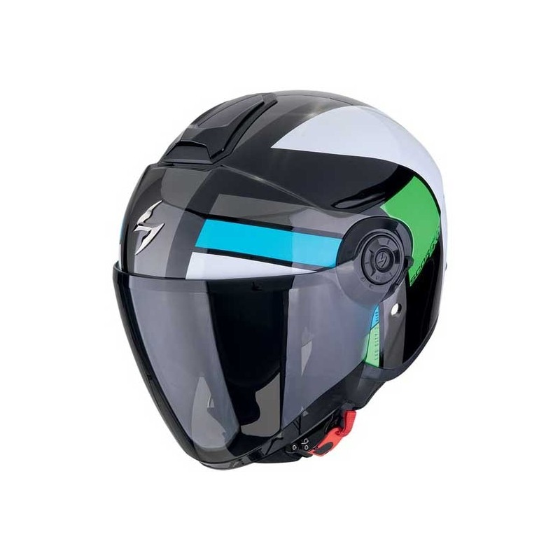 CASCO SCORPION EXO-CITY II BLUR NEGRO / BLANCO / VERDE