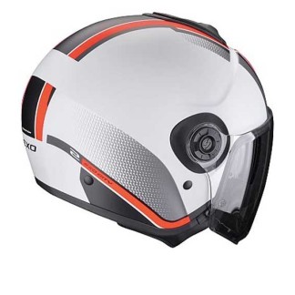 CASCO SCORPION EXO-CITY II VEL GRIS MATE /ROJO 