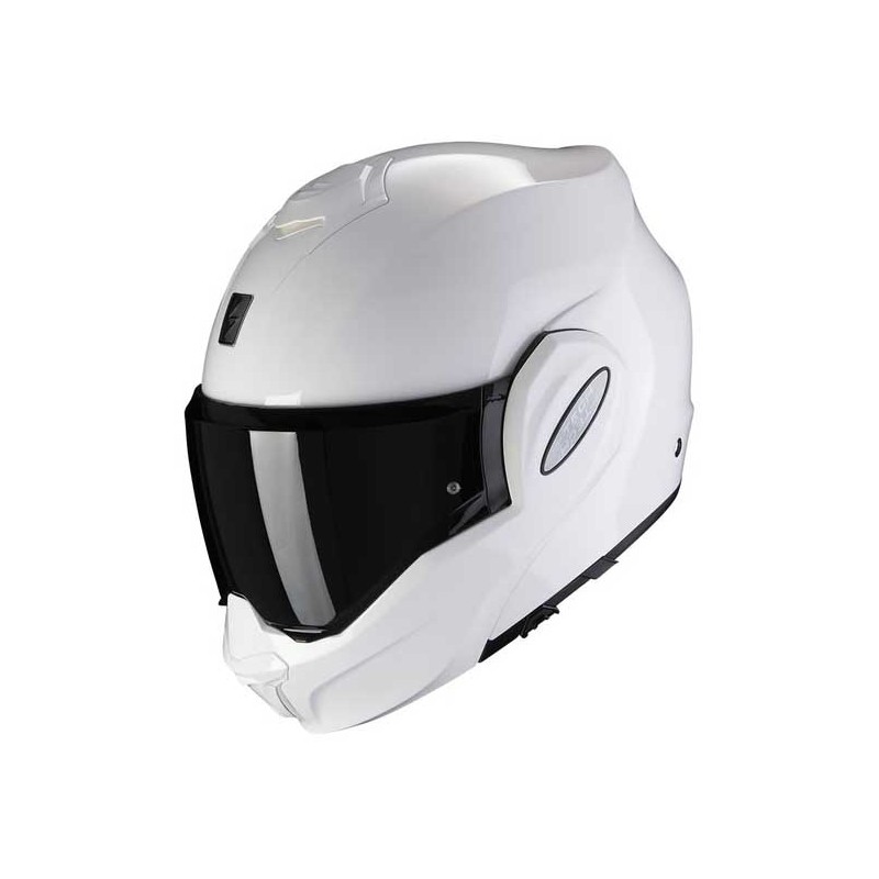 CASCO SCORPION EXO-TECH-EVO-PRO-SOLID-BLANCO-METÁLICO