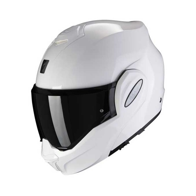 CASCO SCORPION EXO-TECH-EVO-PRO-SOLID-BLANCO-METÁLICO