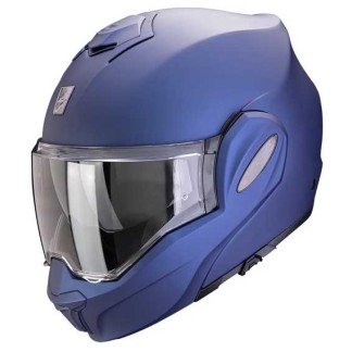 CASCO SCORPION EXO-TECH-EVO-PRO-SOLID-AZUL-METÁLICO-MATE