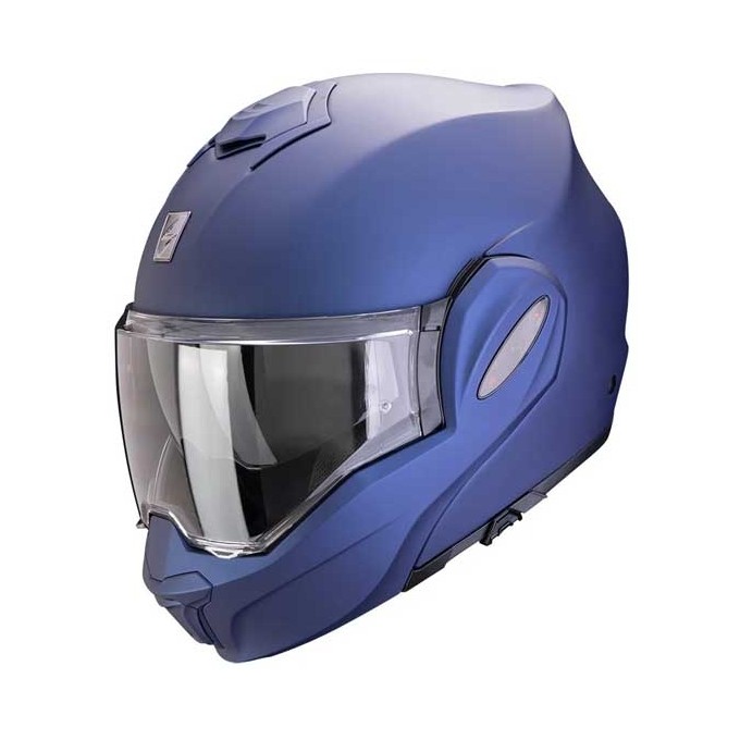 CASCO SCORPION EXO-TECH-EVO-PRO-SOLID-AZUL-METÁLICO-MATE