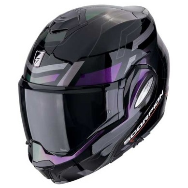 CASCO SCORPION EXO-TECH-EVO-CONQUER-NEGRO-CAMALEÓN