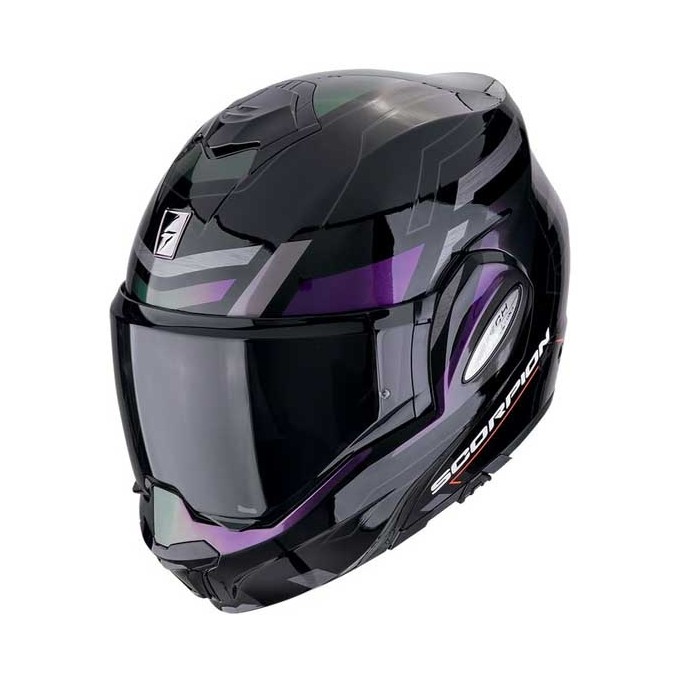 CASCO SCORPION EXO-TECH-EVO-CONQUER-NEGRO-CAMALEÓN