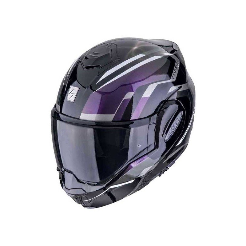 CASCO SCORPION EXO-TECH-EVO-FURIO-NEGRO-CAMALEÓN