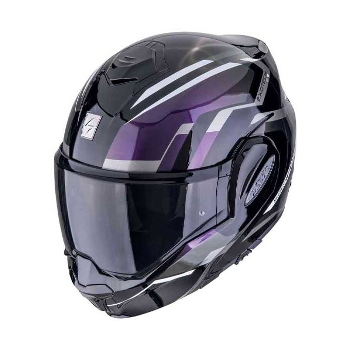 CASCO SCORPION EXO-TECH-EVO-FURIO-NEGRO-CAMALEÓN