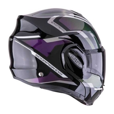 CASCO SCORPION EXO-TECH-EVO-FURIO-NEGRO-CAMALEÓN