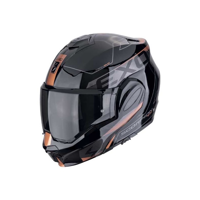 CASCO SCORPION EXO-TECH EVO TRAVELLER NEGRO / MARRÓN