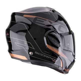 CASCO SCORPION EXO-TECH EVO TRAVELLER NEGRO / MARRÓN