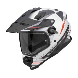 CASCO SCORPION ADF-9000 AIR BLANCO MATE/ NEGRO / ROJO