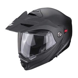 CASCO SCORPION ADX-2 LEWIS NEGRO MATE / PLATA