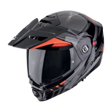 CASCO SCORPION ADX-2 LEWIS NEGRO / ROJO