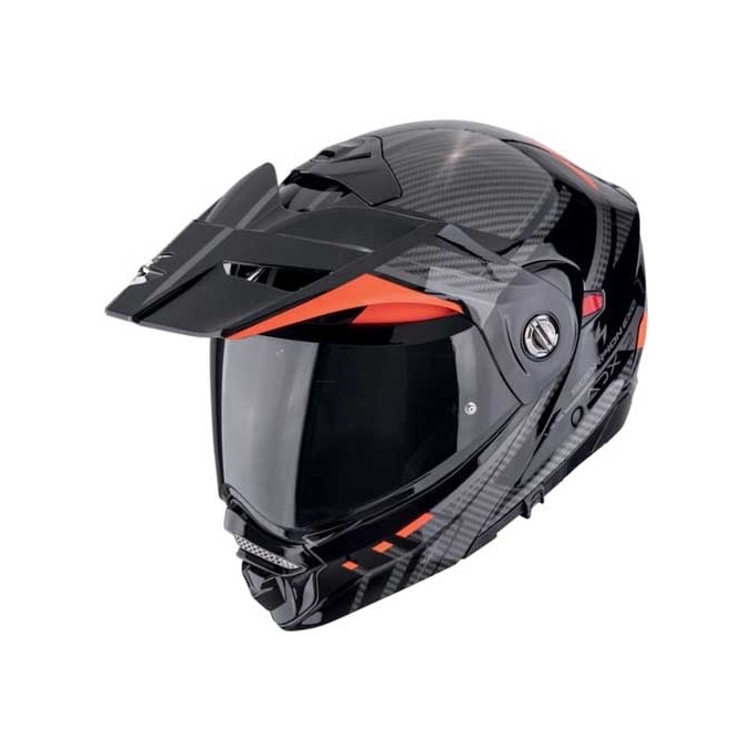 CASCO SCORPION ADX-2 LEWIS NEGRO / ROJO