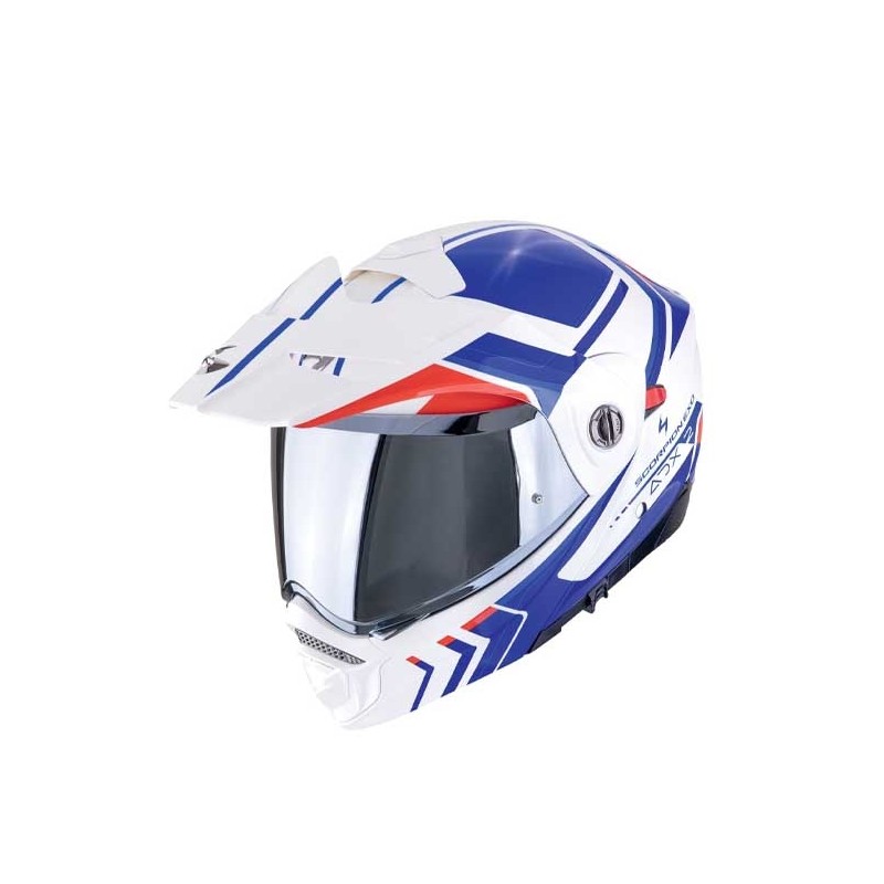 CASCO SCORPION ADX-2 LEWIS NEGRO / ROJO