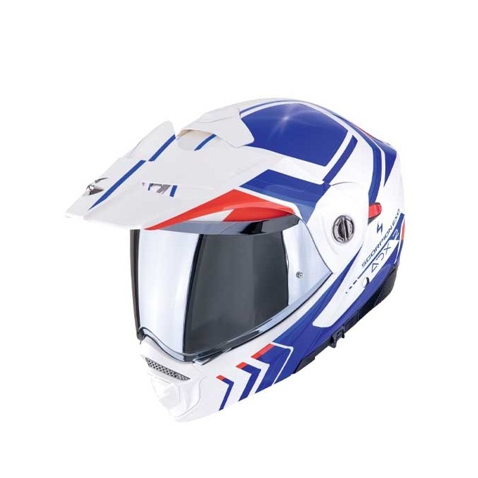CASCO SCORPION ADX-2 LEWIS NEGRO / ROJO