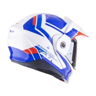 CASCO SCORPION ADX-2 LEWIS NEGRO / ROJO