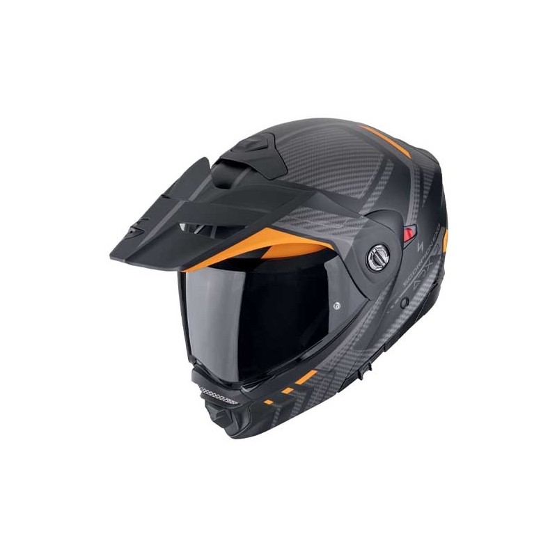 CASCO SCORPION ADX-2 LEWIS BLANCO / AZUL / ROJO