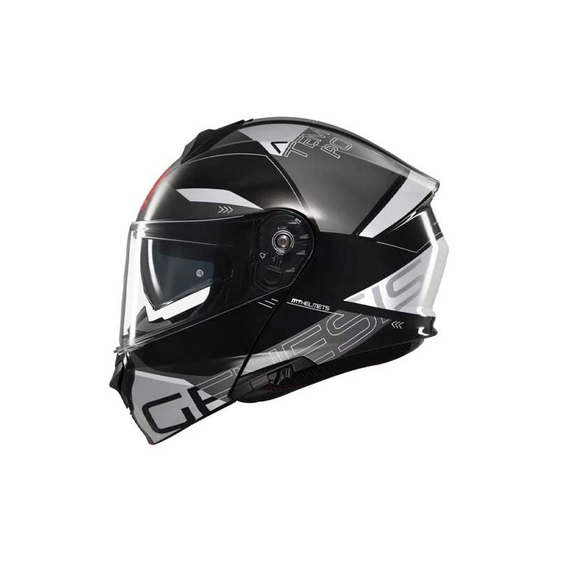 CASCO MT HELMETS ATEMPO B2 NEGRO / PLATA