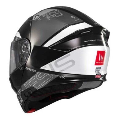 CASCO MT HELMETS ATEMPO B2 NEGRO / PLATA