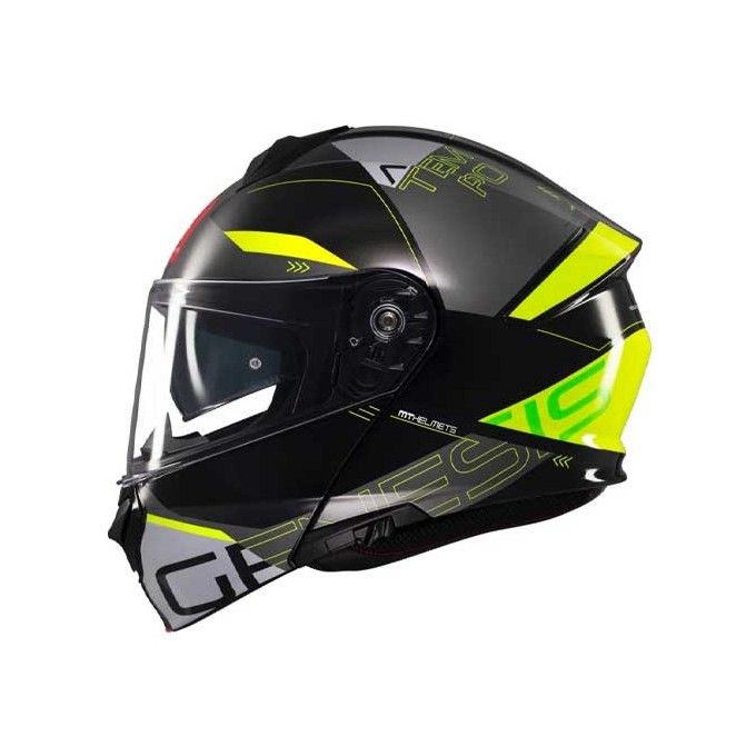 CASCO MT HELMETS ATEMPO B3 NEGRO / AMARILLO
