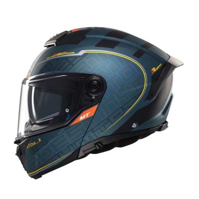 CASCO MT HELMETS ATOM-2 SV DESTINY C6 AZUL MATE