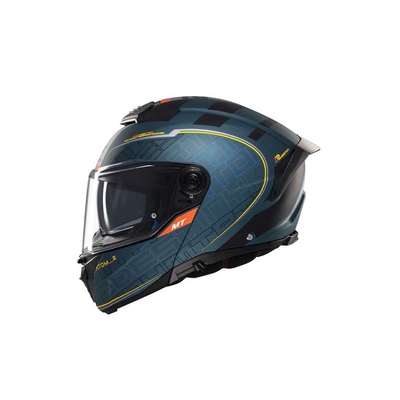 CASCO MT HELMETS ATOM-2 SV DESTINY C6 AZUL MATE