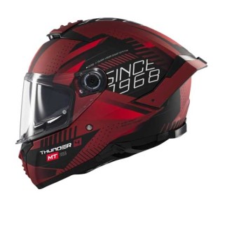 CASCO MT HELMETS  THUNDER 4 SV LUMINENCE D5 ROJO MATE