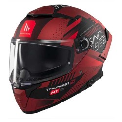 CASCO MT HELMETS  THUNDER 4 SV LUMINENCE D5 ROJO MATE