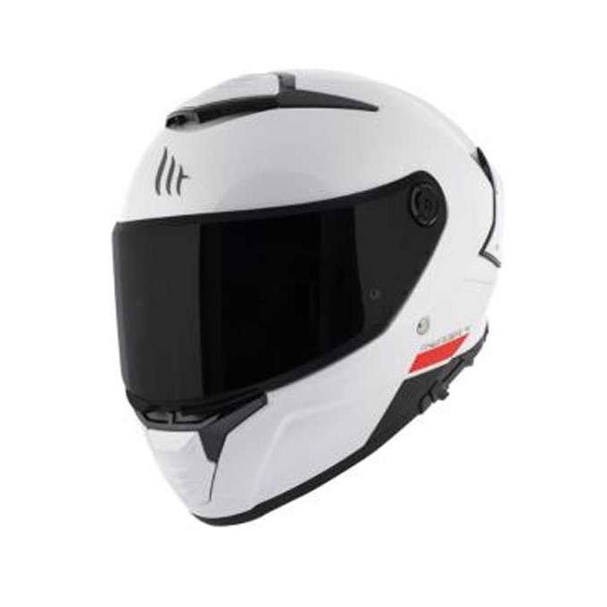 CASCO MT HELMETS THUNDER 4 SV SOLID A0 BLANCO PERLA MATE