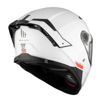 CASCO MT HELMETS THUNDER 4 SV SOLID A0 BLANCO PERLA MATE