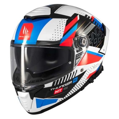 CASCO MT HELMETS  THUNDER 4 SV LUMINENCE D5 ROJO MATE