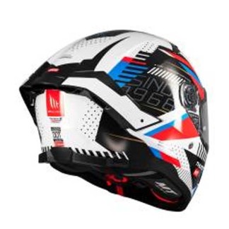 CASCO MT HELMETS  THUNDER 4 SV LUMINENCE D5 ROJO MATE