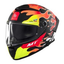 CASCO MT HELMETS  THUNDER 4 SV LUMINENCE D1 NEGRO MATE