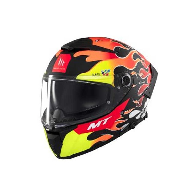 CASCO MT HELMETS  THUNDER 4 SV LUMINENCE D1 NEGRO MATE