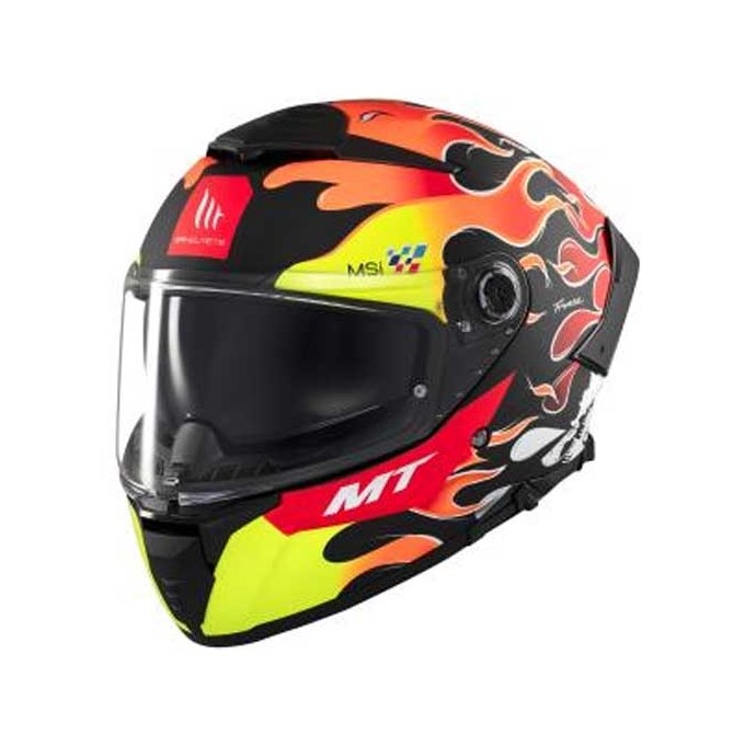 CASCO MT HELMETS  THUNDER 4 SV LUMINENCE D1 NEGRO MATE